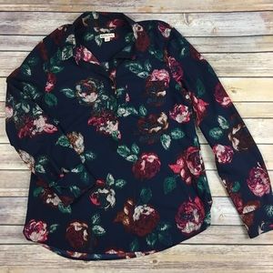 Medina long sleeve tunic blouse